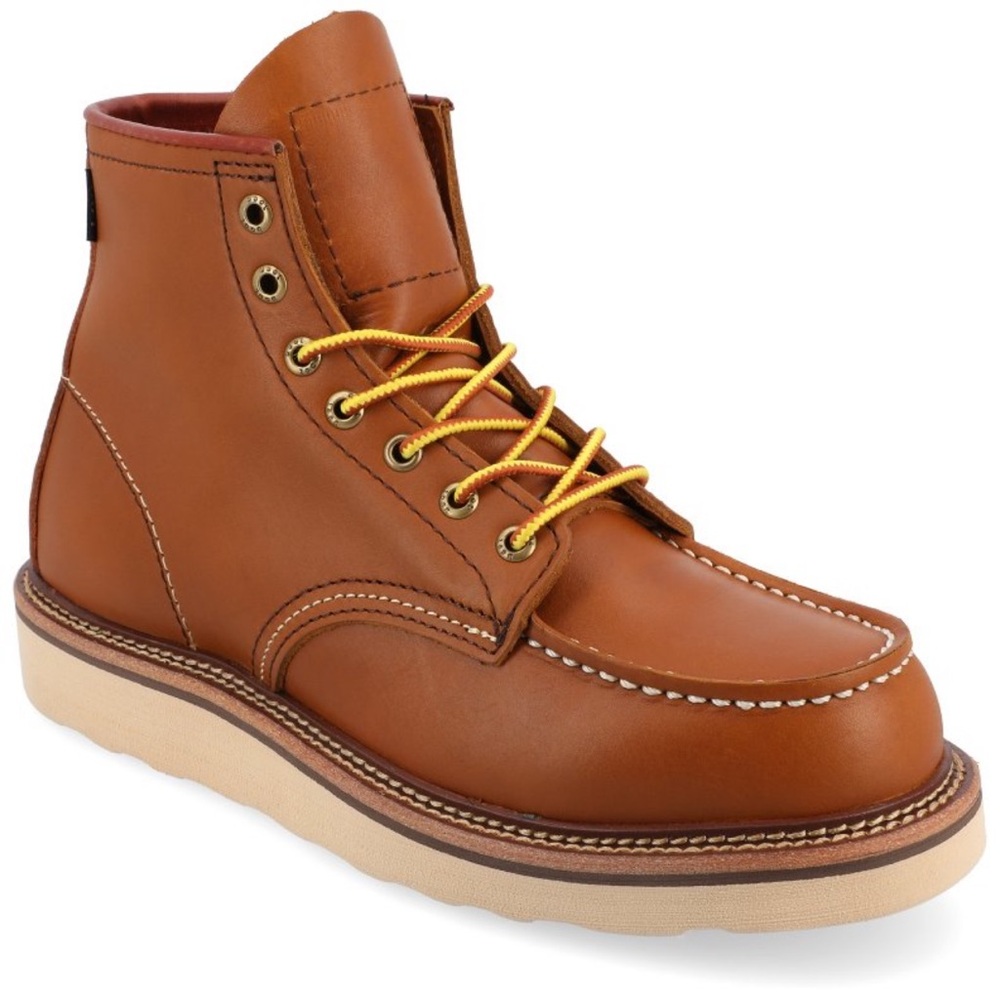 NIB! TAFT 365 Men's Model 002 Moc-toe Boot, Honey - Picture 2 of 10